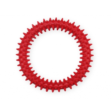 Pet Nova TPR dental ring czerwony